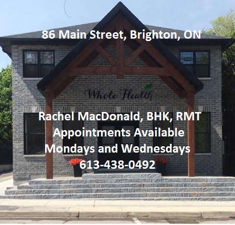 Rachel MacDonald, BHK, RMT Rachel MacDonald, BHK, RMT